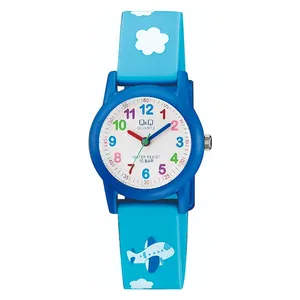  Q&Q Watch VR99J005Y For Kids - Analog Display, Resin Band - Blue 