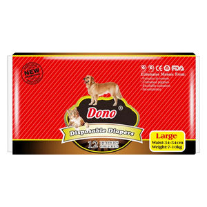 Dono Female pet Diapers - 12 Pieces
