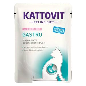 Kattovit Gastro with Salmon & Rice Cat Food - 85g