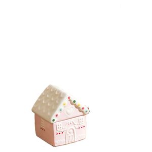  علبة سيراميك على شكل بيت كرسمس - 11 سم 