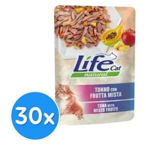 Life Cat Natural Tuna with Mixed Fruit Cat Food - 30 Pieces