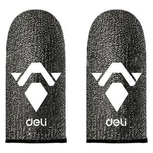  Deli Tools DL521201H - Fingertip Caps for Touch Screens - Providing High Precision and Comfort During Use For Various Tasks - Gray 