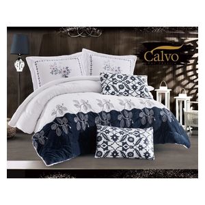 Venice Winter Comforter Set, Double, 260 x 240cm - 7 Piece - Blue