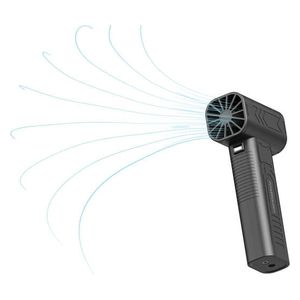  Powerology Powerflow Turbo PWF201BK - Desk Fan - 4-Speed Control - Black 