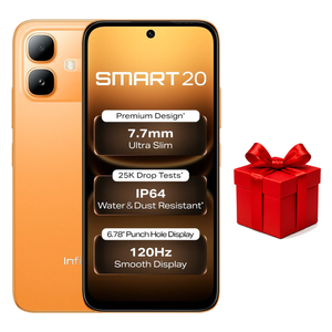  Infinix Smart 20 - Dual SIM - 6.78-inch 120Hz Display - Helio G81 Ultimate - 5200mAh, 15W Charging, AI Features + Free Gift 