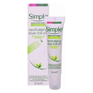  Simple Revitalising Eye Roll-On - reduces puffiness and hydrates under-eye area, 15 ml 
