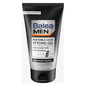  Balea MEN Invisible Look Hair Gel 6 - Provides extra strong hold with a natural invisible finish, 150 ml 
