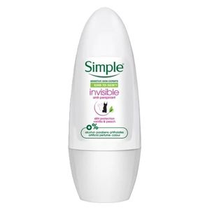  Invisible by Simple for Women - Antiperspirant Roll-On, 45 ml 
