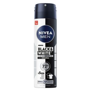  Black & White Invisible Original by Nivea for Men - Body Sprays, 200 ml 