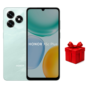  Honor X5c Plus - Dual SIM - 6.74 Inch Display - MediaTek Helio G81 - 5260mAh, 15W Charging + Free Gift 