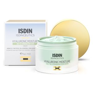  Isdin Hyaluronic Moisturizing Cream - Regulates oil while hydrating the skin without shine, 50 g 