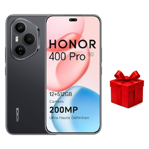  Honor 400 Pro 5G - Dual SIM - 512/12GB - 6.7 Inch - AMOLED 120Hz - Snapdragon 8 Gen 3 (4 nm) - 6000 mAh + Free Gift 