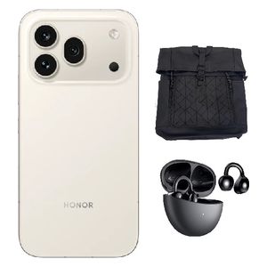  Honor 600 Pro - Dual SIM - 6.57-inch AMOLED - Snapdragon 8 Elite - 7000mAh, 80W Charging - AI Features + Earbuds + Bag 