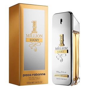  1 Million Lucky by Paco Rabanne for Men - Eau de Toilette, 100 ml 