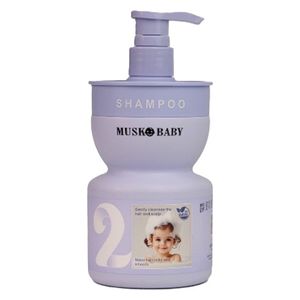  MUSK Baby Shampoo 2 - Preserves natural oils and scalp moisture, 500 ml 
