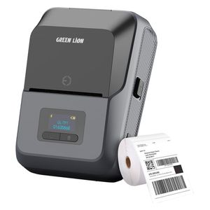  Green Lion GNTHPRINTGY - Thermal Label Printer - 203 DPI Printing - Gray 