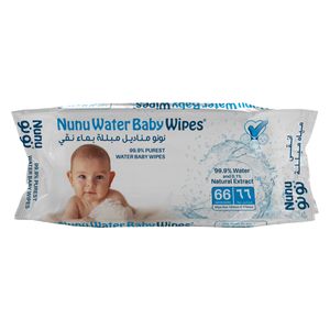  نونو مناديل مبللة للأطفال - طبيعية وآمنة لبشرة الطفل, 66 قطعة 