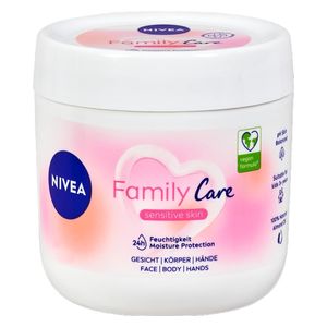  نيفيا فاميلي كير كريم مرطب للوجه والجسم واليدين - يرطب البشرة الجافة ويمنحها نعومة تدوم, 450 مل 