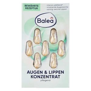  Balea Eye & Lip Concentrate Capsules - Hydrates and smooths the eye and lip area, 7 pcs 