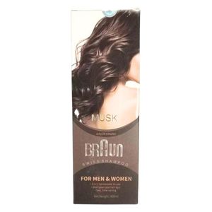 Braun Musk 3 in 1 Shampoo - for Colored Hair Color Protect, Suitable, 400 ml