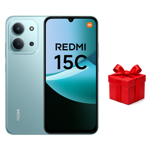  شاومي ريدمي 15C - دبل سيم - شاشة 6.9 بوصة - معالج MediaTek Helio G81 Ultra - بطارية 6000 مللي أمبير بالساعة، شحن سريع 33 واط + هدية مجانية 