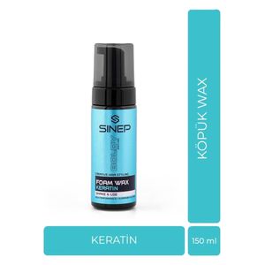  Sinep Boldy Foam Wax Keratin - Professional Hair Styling, 150 ml 