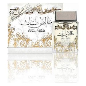  Pure Musk by Lattafa for Unisex - Eau de Parfum, 100 ml 