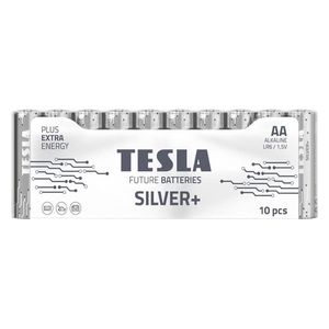  Tesla - Alkaline Batteries SILVER+ - AA - LR6 1.5V - 10 pcs 