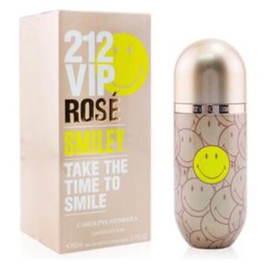212 VIP Rose Smiley by Carolina Herrera for Women - Eau de Parfum, 100ml
