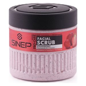  SINEP Pro-Care Strawberry Facial Scrub - Deep Cleansing & Brightening, 400 ml 