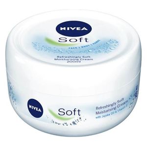  نيفيا سوفت كريم مرطب ومنعش - يرطب الوجه والجسم واليدين ويمنح نعومة وانتعاشاً, 200 مل 
