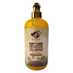  بيوتي ليجند شامبو بزبدة الشيا - ينعم ويرطب الشعر ويزيل خشونته، 800 مل 