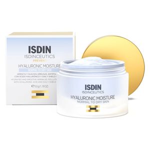  Isdin Hyaluronic Moisturizing Cream - Provides deep and long-lasting hydration, 50 g 