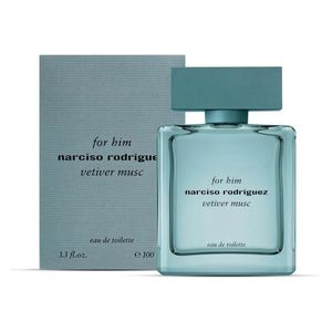  Vetiver Musk by Narciso Rodriguez for Men - Eau de Toilette, 100 ml 