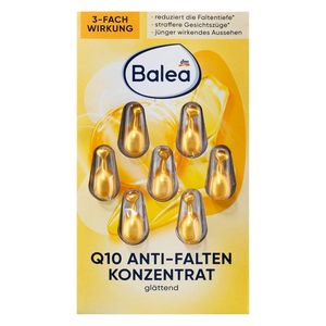  Balea Q10 Anti-Wrinkle Concentrate Capsules - Reduces wrinkles and improves skin elasزticity, 7 pcs 