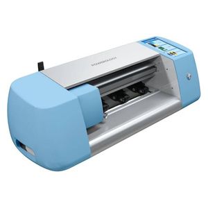  Powerology Screen Protector Cutting Machine - PSPCTMBU - Supports Over 29,000 Device Models and 80+ Languages - Light Blue 