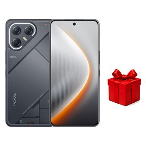  Tecno Pova 7 Ultra 5G - Dual SIM - 6.67-inch AMOLED Display - MediaTek Dimensity 8350 Ultimate - 6000mAh Battery, 70W Charging, AI Features + Free Gift 