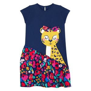 فستان فتاة بشريط الأسد - 3 سنوات