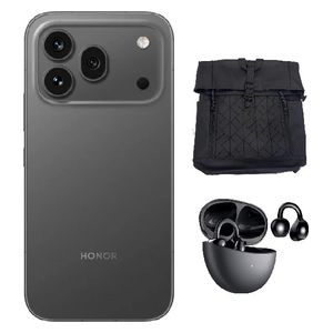  Honor 600 Pro - Dual SIM - 6.57-inch AMOLED - Snapdragon 8 Elite - 7000mAh, 80W Charging - AI Features + Earbuds + Bag 