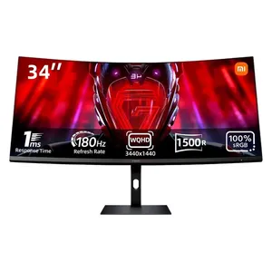  Monitor Xiaomi G34WQi - 34 Inch - 180 Hz - 1ms Response Time - WQHD - Black 