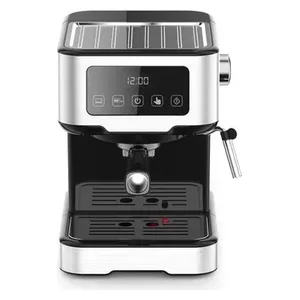  Libreso LP15DCMBK - Digital Espresso Machine - 1100W - Touchscreen - 1.5 L - Silver 