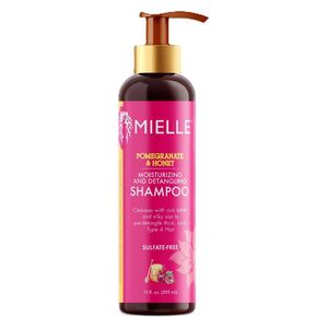  Mielle Rosemary Pomegranate & Honey Shampoo - Hydrates and detangles thick, curly hair, 355 ml 