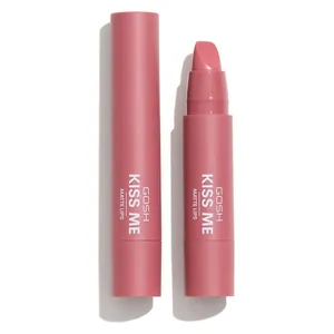  Gosh Kiss Me Matte Lipstick - rich matte color with a lightweight hydrating formula, 001 Hot Kiss 