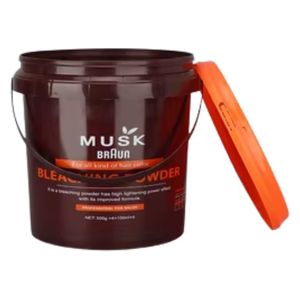 Braun Musk Hair Lightening Powder - to Lighten Hair Color and Remove Dye, 2 g