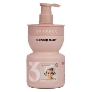 MUSK Baby Shampoo 3 - Gently cleans hair and scalp for dry hair, 500 ml
