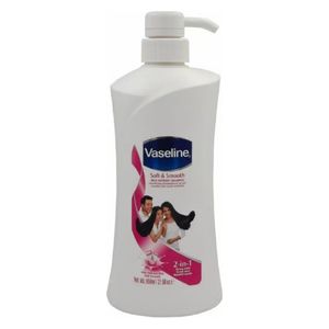  Vaseline Soft & Smooth 2-in-1 Shampoo & Conditioner with Milk - Cleanses and moisturizes hair for softness, 650 ml 