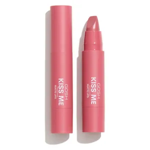  GOSH Kiss Me Matte Lipstick - rich matte color with a lightweight hydrating formula, 006 Loveable Kiss 
