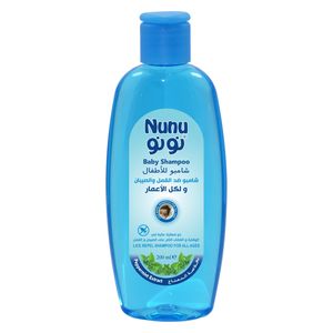  نونو شامبو أطفال للقمل بالنعناع - يساعد على التخلص من القمل بلطف, 200 مل 