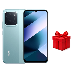  شاومي بوكو C85 - دبل سيم - شاشة 6.9 بوصة - معالج Helio G81-Ultra - بطارية 6000 مللي أمبير بالساعة، شحن 33 واط + هدية مجانية 