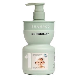 MUSK Baby Shampoo 1 - Preserves natural oils and scalp moisture, 500 ml